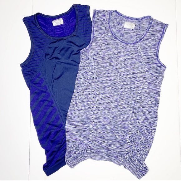 Athleta Tops - ATHLETA Bundle Contoured Workout Tank Tops Small